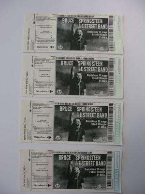 Entradas concierto Bruce Springsteen 17-5-2012 en Barcelona